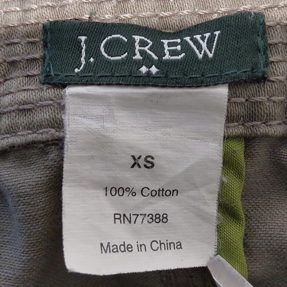 J. Crew Womans Utility/Field Jacket.‎ Light olive green. Sz XS. Excellent cond.